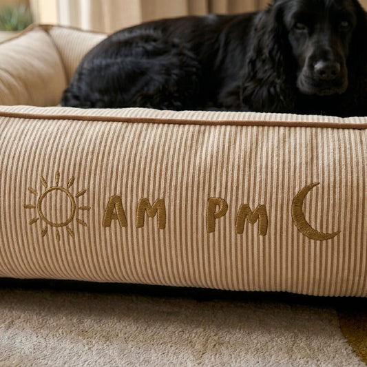 Cotton dog beds | Do bed with washable covers | Best dog beds online India | PoochMate dog Bed