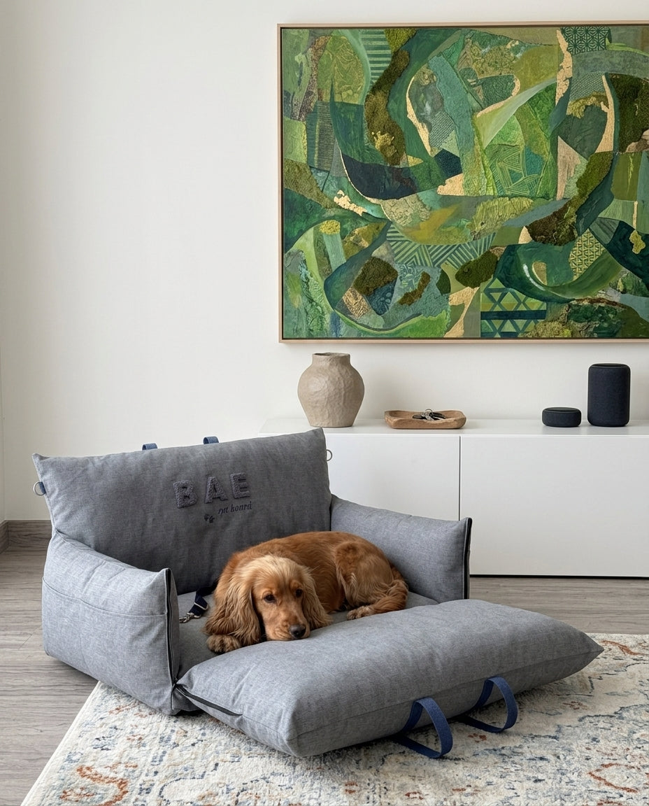 PoochMate Travel Beds | Best Dog Car Seat India| Car seats for large dogs | dog bed for car back seat| Dog car bed | Dog car bed for large dogs