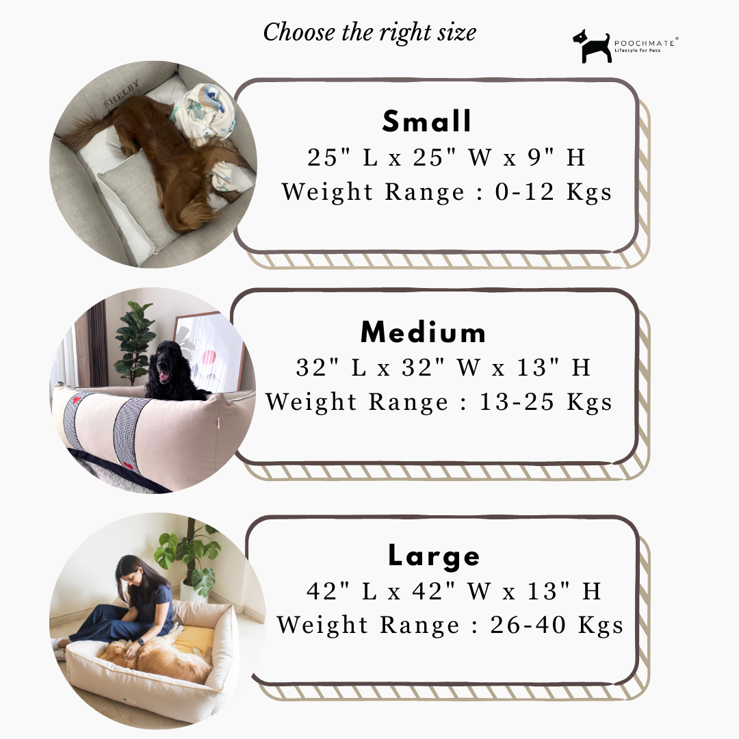 Cotton Dog Beds | PoochMate Dog Beds
