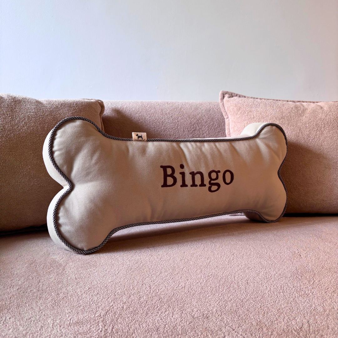 Personalized Dog Pillow | Dog Name Pillows | Dog Bone Pillow | Dog Pillow with name