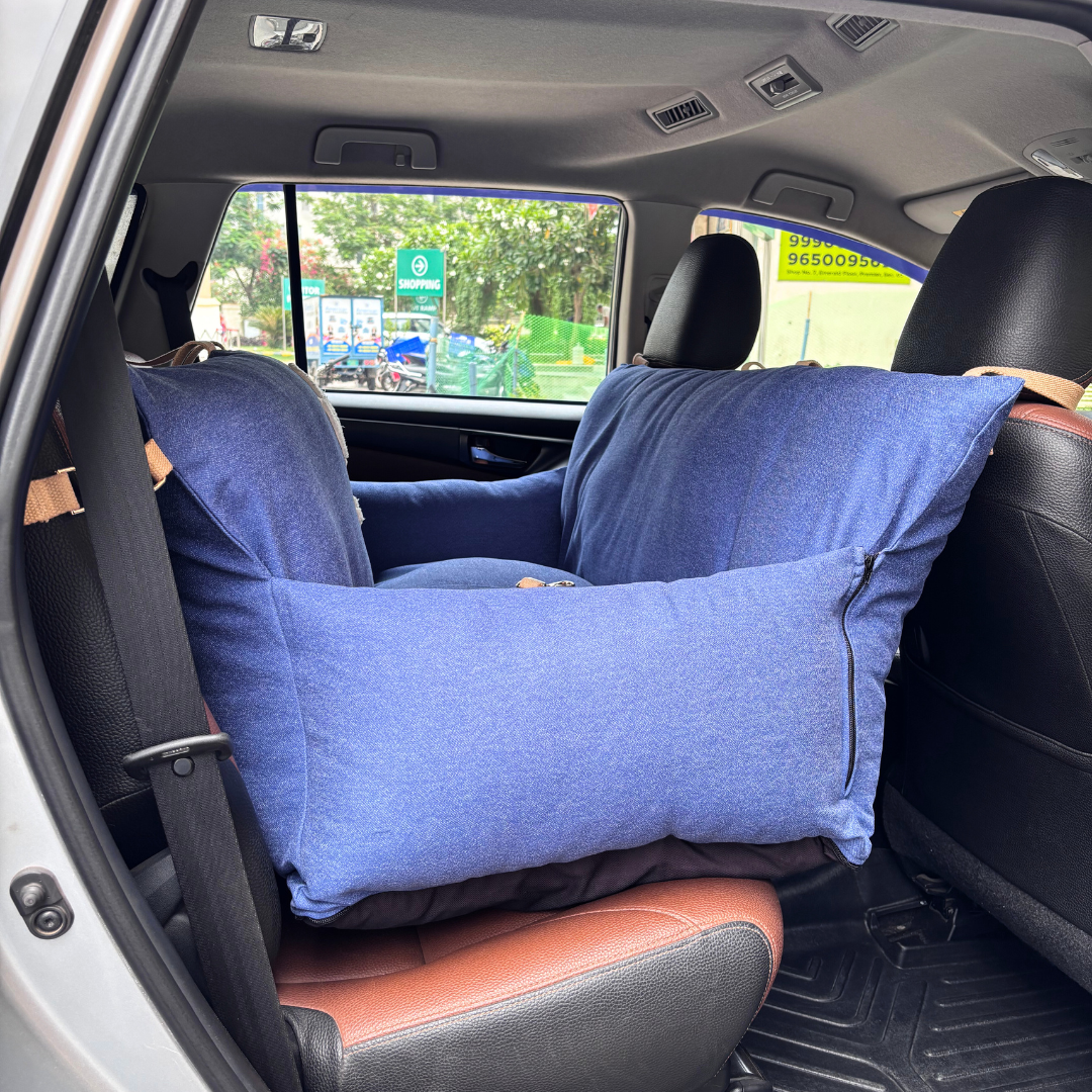 Blue Car Seat | Dog Travel Beds online India