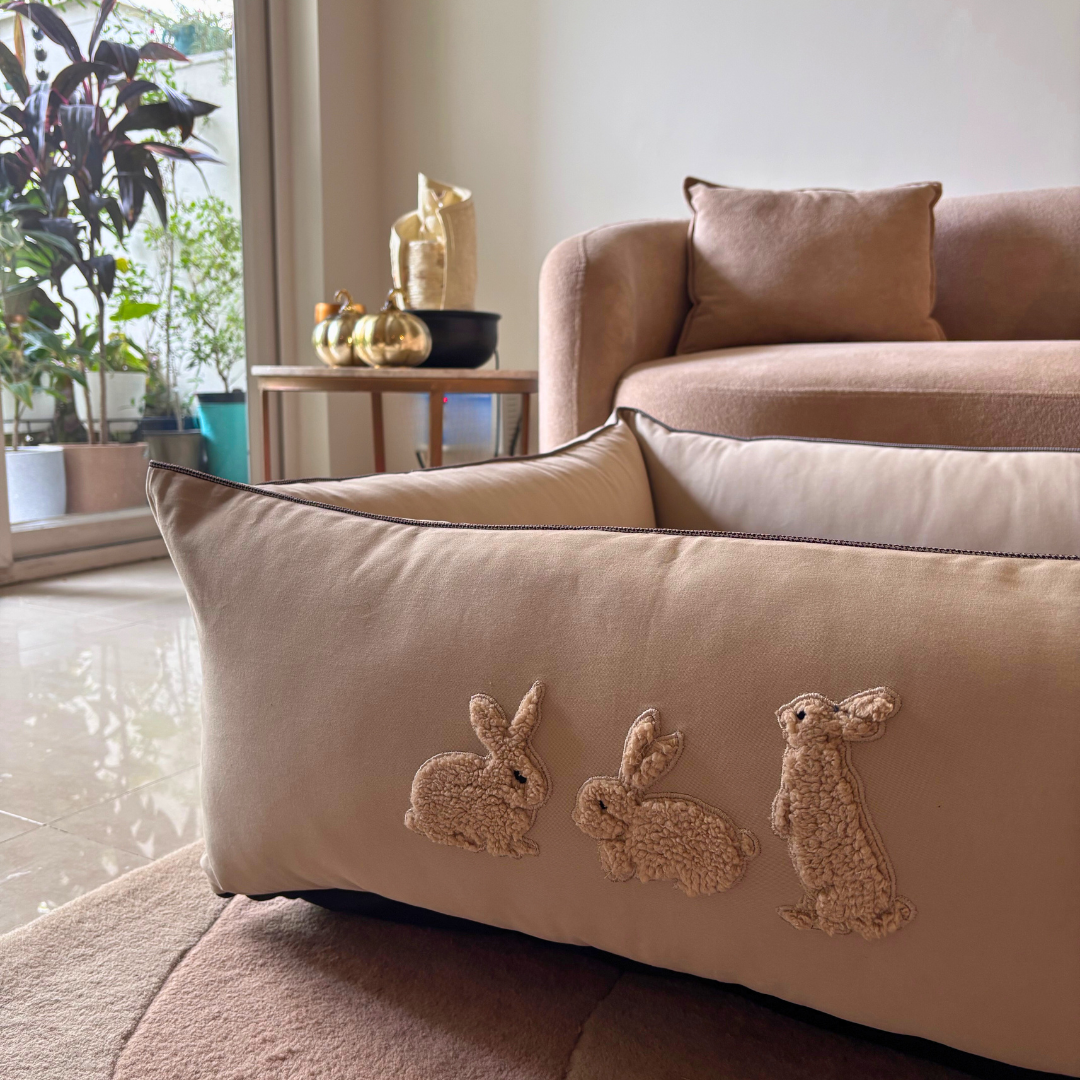 Dog beds with removable covers | PoochMate Beds | Washable dog beds online India