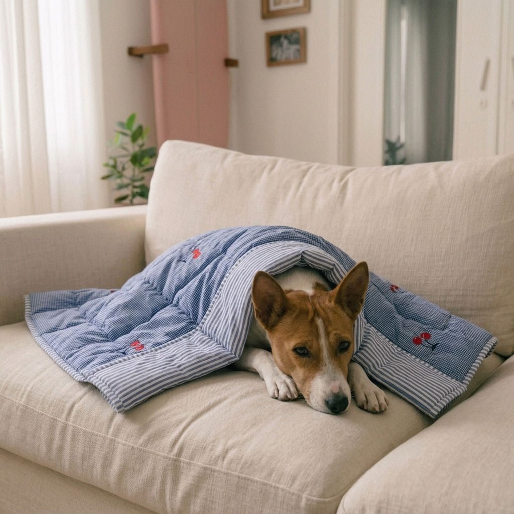 Soft cotton dog blanket | Pure cotton dog blanket| Best dog blanket online India | Luxury dog blankets online India| PoochMate Blanket