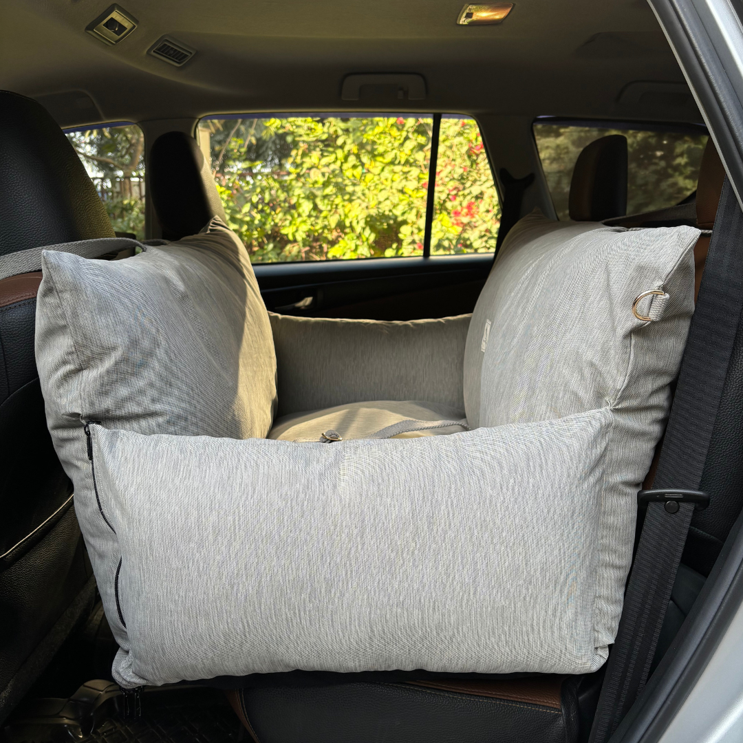 PoochMate Travel Sleeping Bed for Dogs Travel Car Bed for Dogs