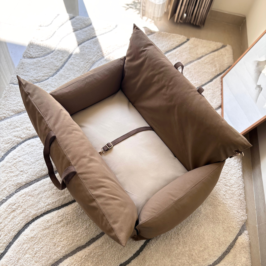 PoochMate Travel Bed for Dogs Car seats for Small Dogs