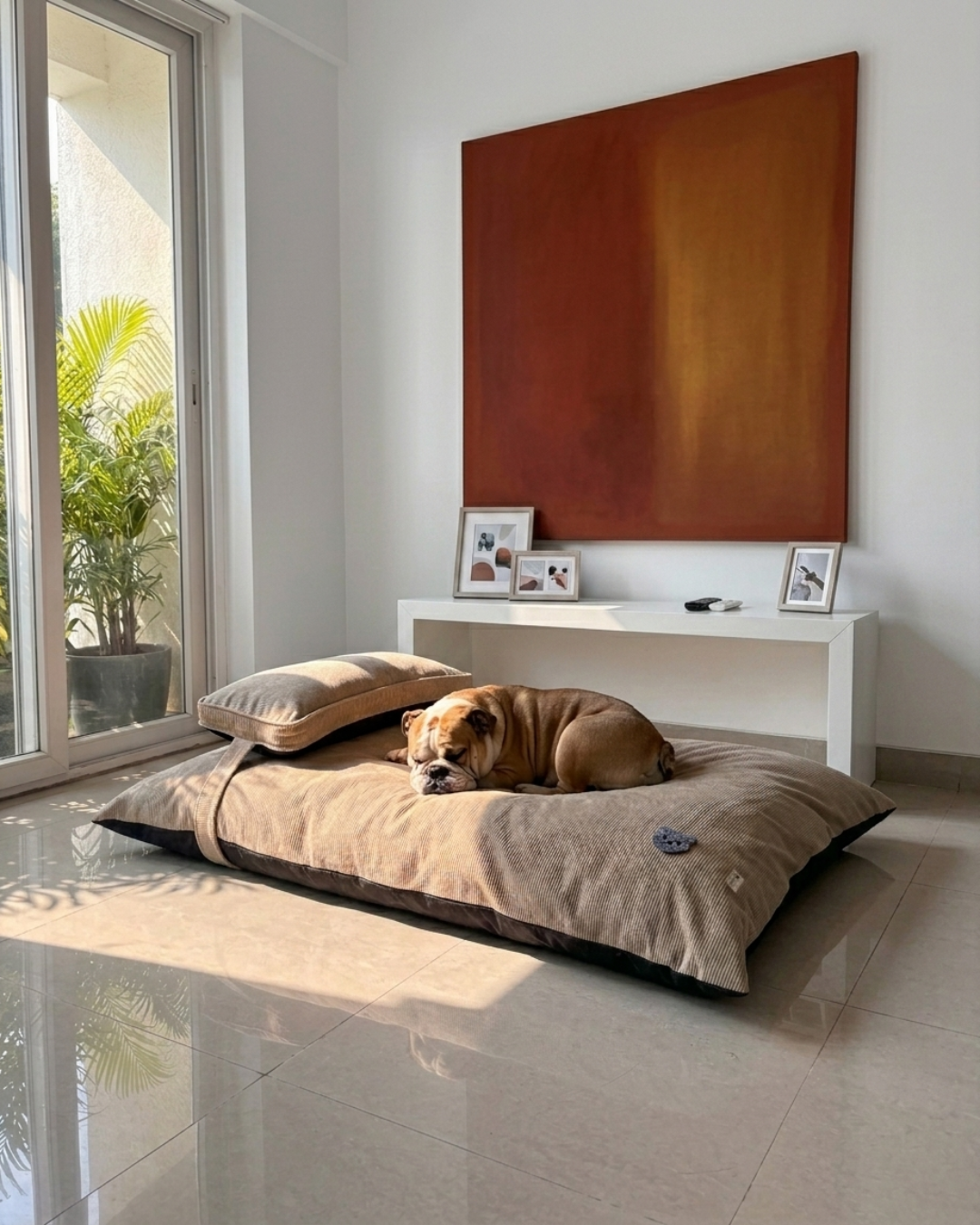 Washable dog bed | Large dog beds online India | PoochMate Beds | Dog bed with removable covers