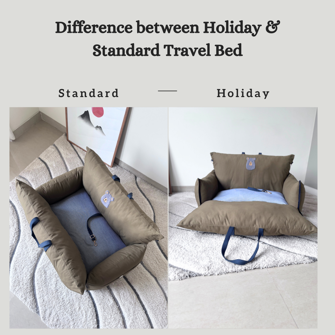 PoochMate Travel beds| Dog Car Seats India | Dog Car Seat cover | Dog Bed for car backseat