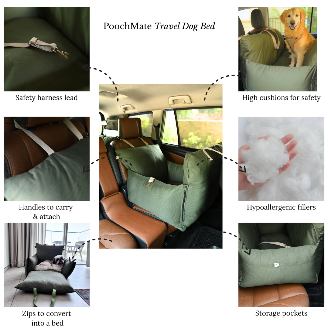 Travel Dog Beds | PoochMate Car Seats | Car Seats for large dogs