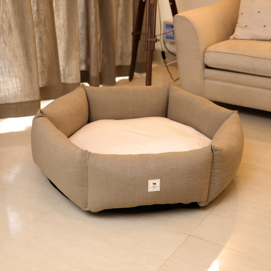 Round dog bed | Washable dog beds | PoochMate Bed