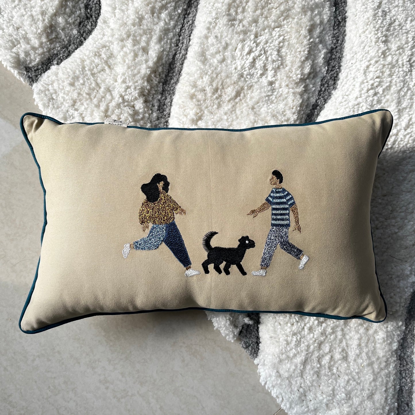 Dog cushions with removable covers
