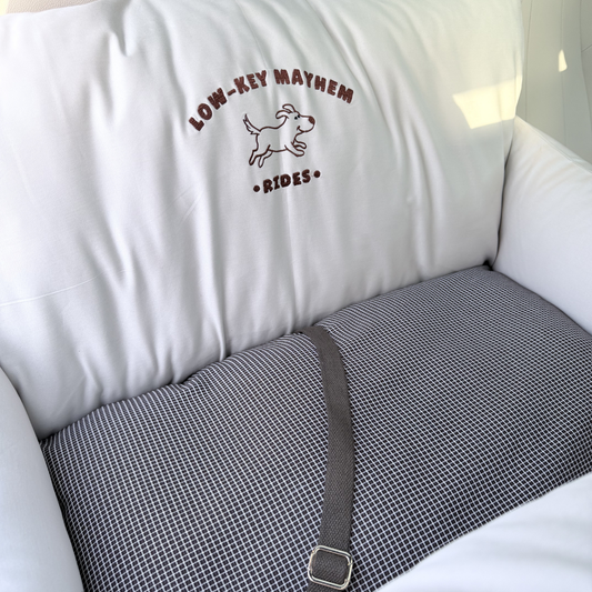 PoochMate Travel Bed | Dog car bed for large dogs| Dog car Bed India | Dog Travel bed for car