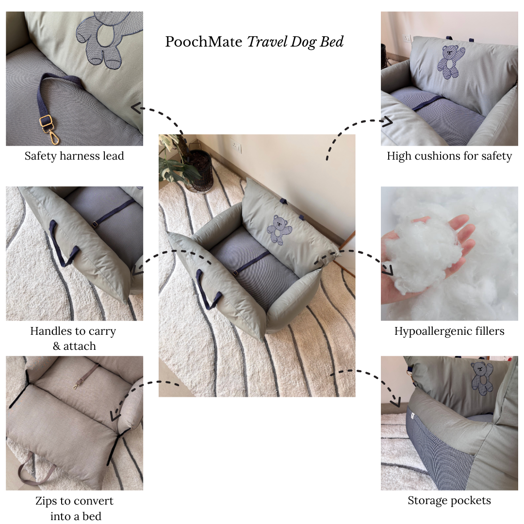 Dog Travel Beds | Travel beds for dogs| large dog car seats