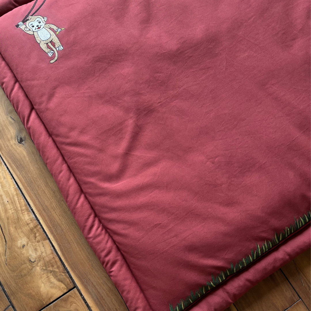PoochMate OAK 3.0 : Hanging Monkeys Rust Cotton Mat X-Large