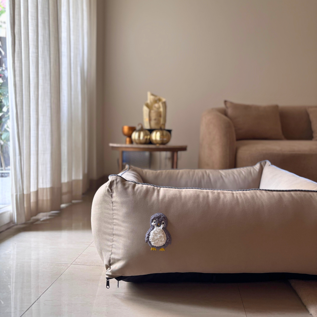 Dog beds with removable covers | PoochMate Beds | Washable dog beds online India