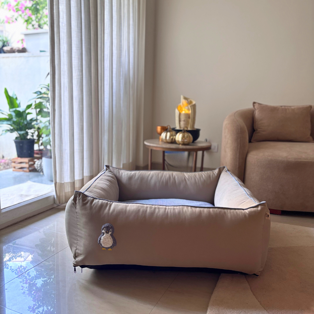 Dog beds with removable covers | PoochMate Beds | Washable dog beds online India