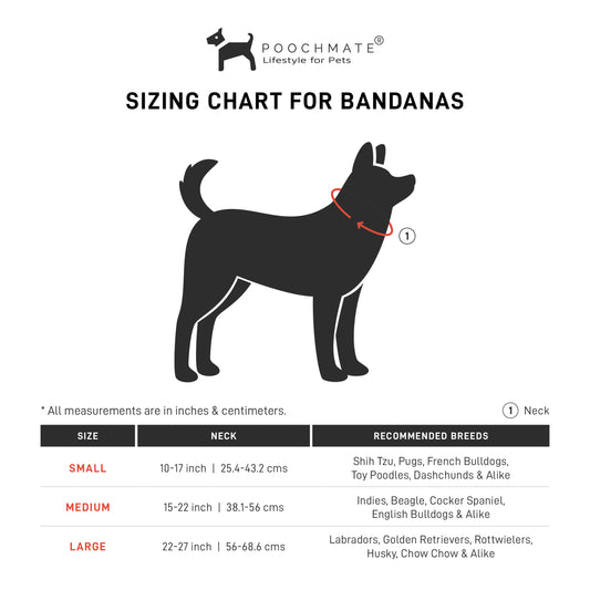 Dog Bandana | Adjustable Dog Bandana | Dog Gifts online India