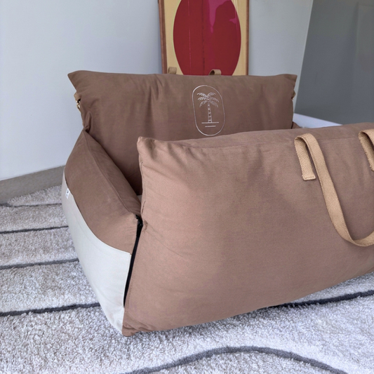 PoochMate Travel Beds | Dog Car Seats online India | Car seats for large dogs | dog bed for car back seat| Dog car bed | Dog bed for car travel India