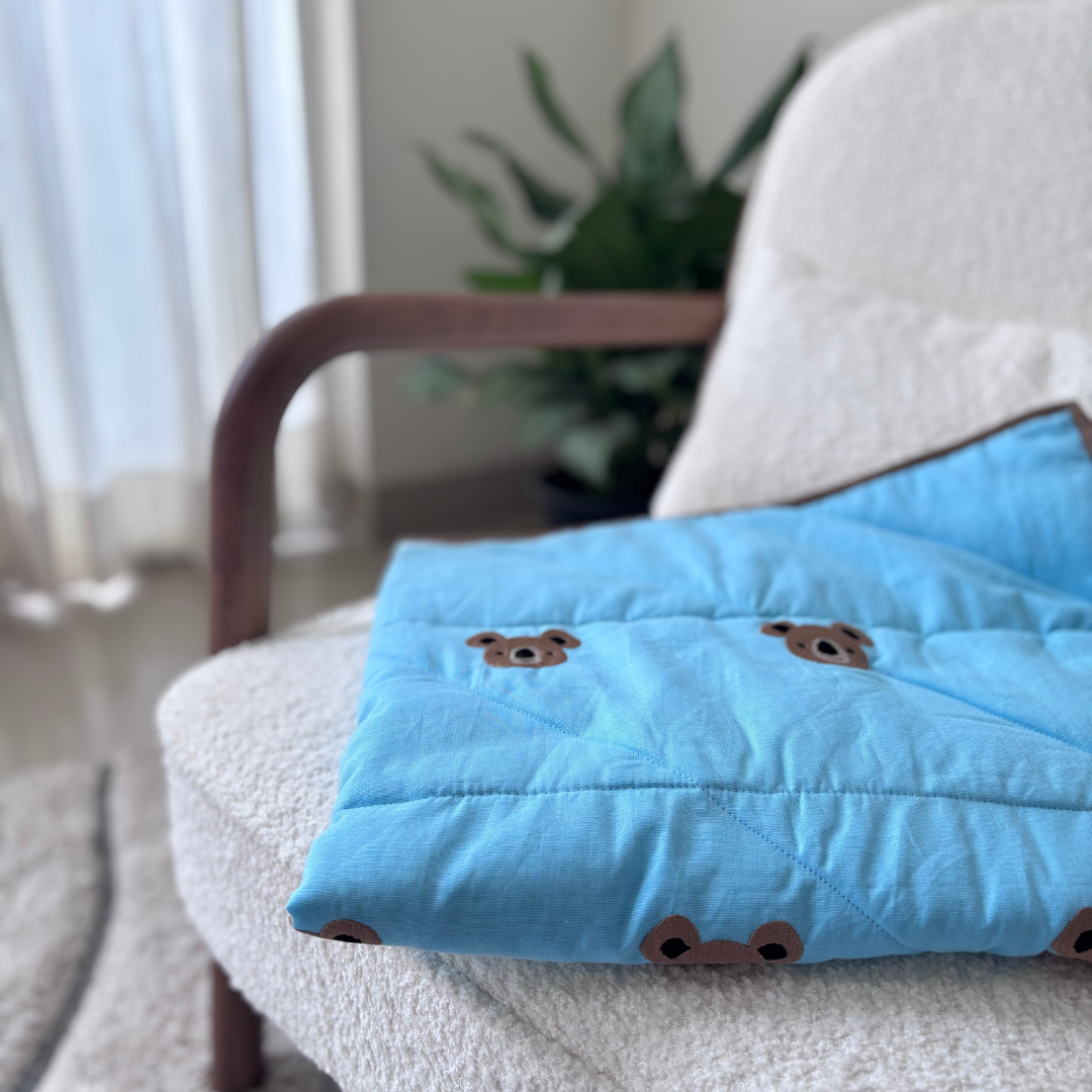 Cotton dog Blanket | Linen dog blanket | Luxury dog blankets online India | Soft puppy dog blankets