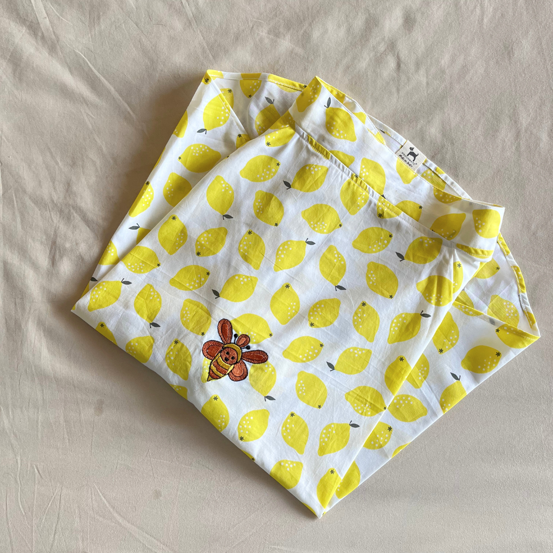 PoochMate OAK 3.0 : Honey Bees Lemon Print Dog Shirt Size 24