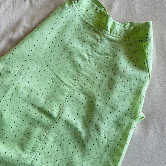 PoochMate OAK 3.0 :  Pista Linen Dog Shirt with Seahorse Size 18