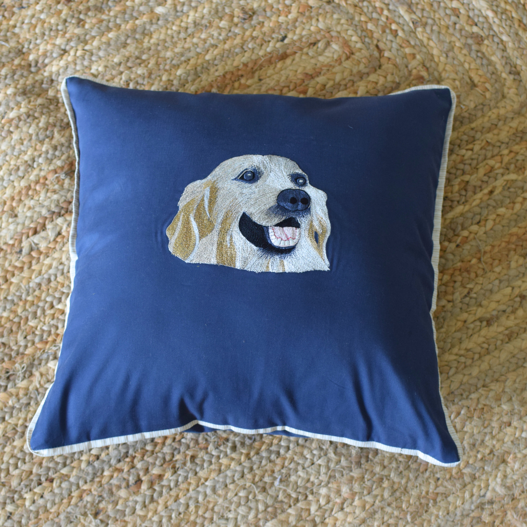 PoochMate Personalized Dog Face Pillow