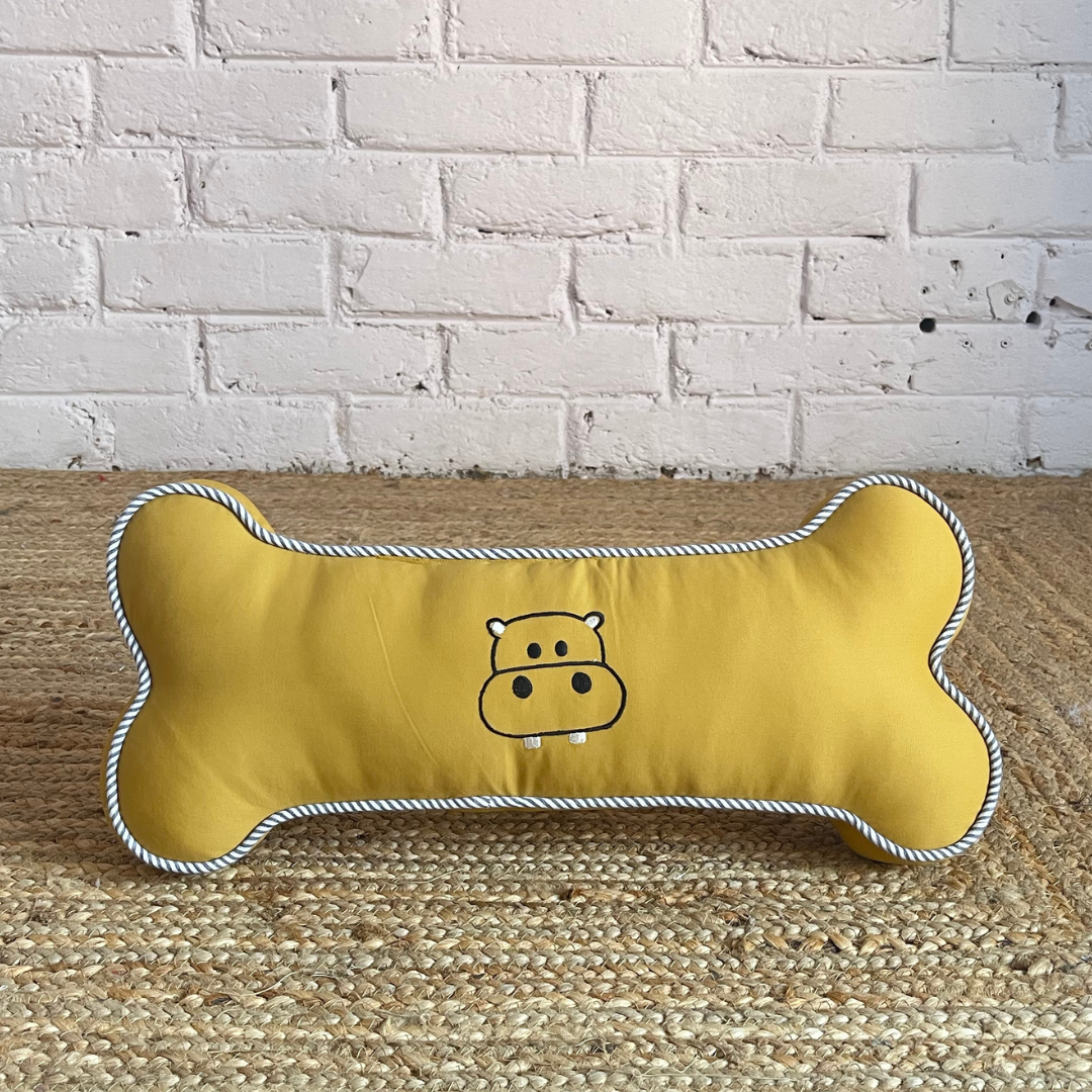 One of a Kind Dog Pillows Bone Shaped Dog Pillows PoochMate