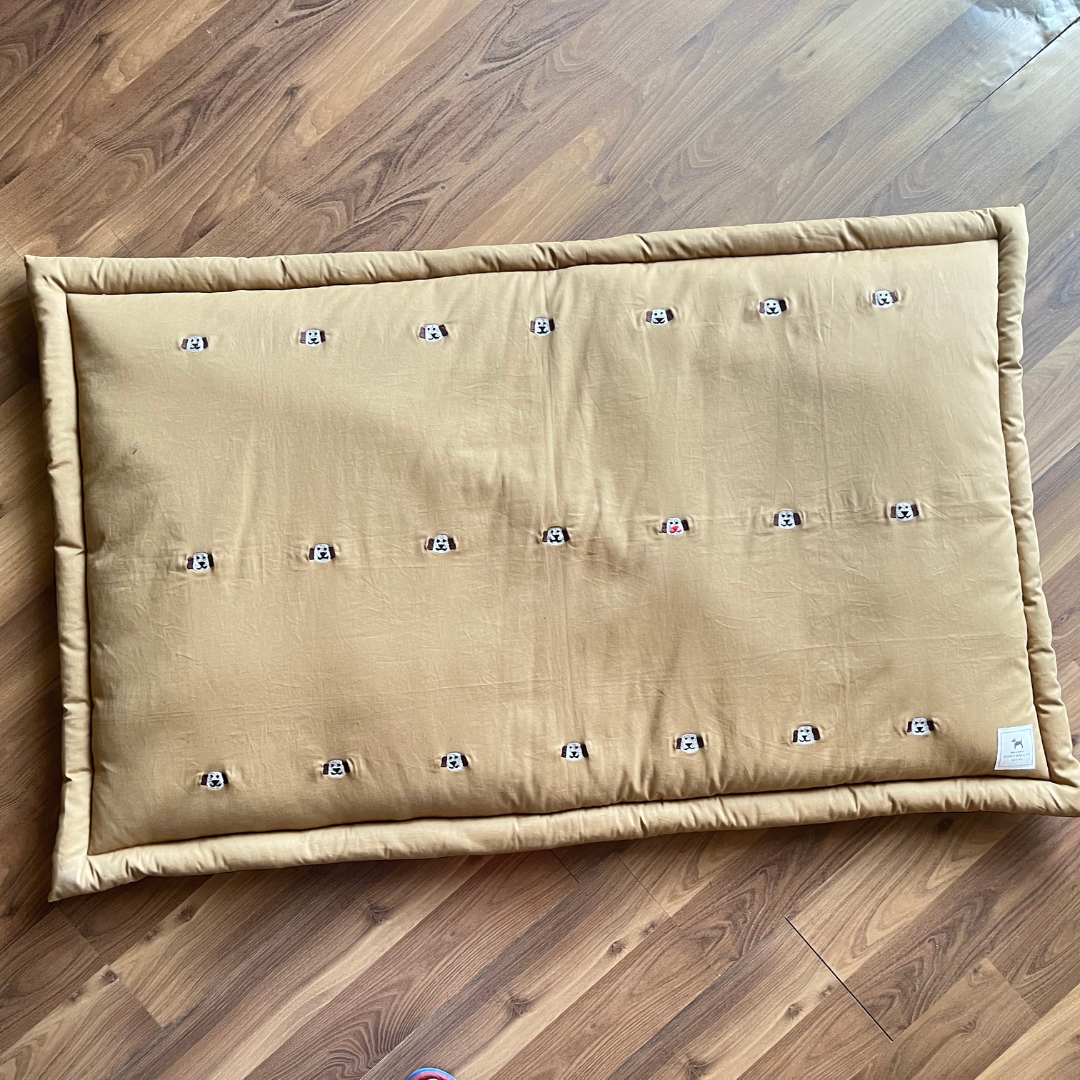 PoochMate OAK 3.0 : Group of Dogs Sand Brown Mat X-Large