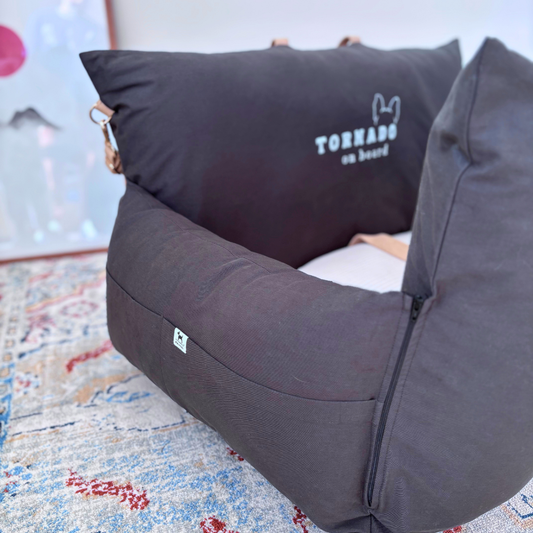 PoochMate Travel Beds | Dog Car Seats online India | Car seats for large dogs | dog bed for car back seat| Dog car bed | Dog bed for car travel India