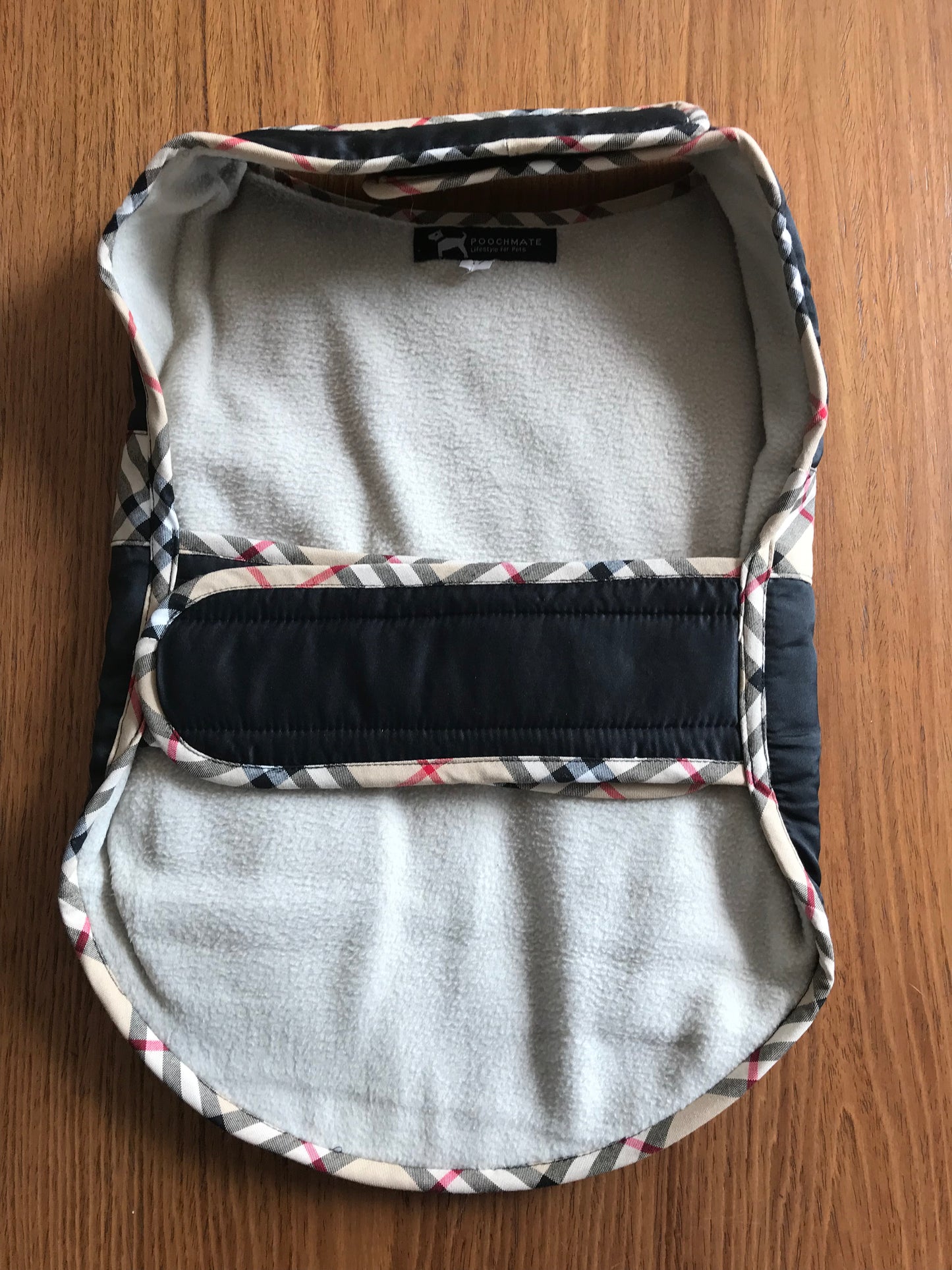 PoochMate Black Duffle Winter Dog Coat