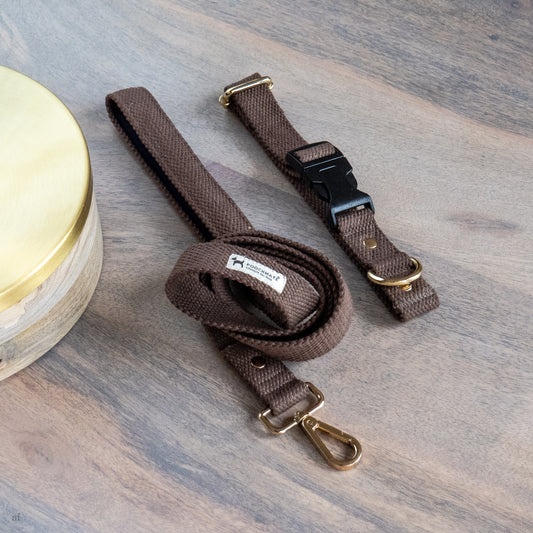 Dog collar & leash set | Cotton dog toys online India