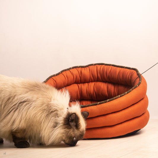Round beds for small dogs and Cats