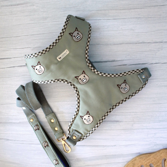 Dog harness & Leash Set | Adjustable Large dog harness online India