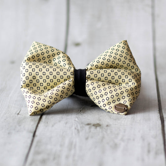 PoochMate Lime Dobby Bow Tie