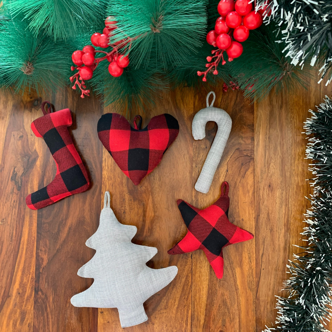 Handmade cotton stuffed Christmas tree ornaments Christmas Gifts