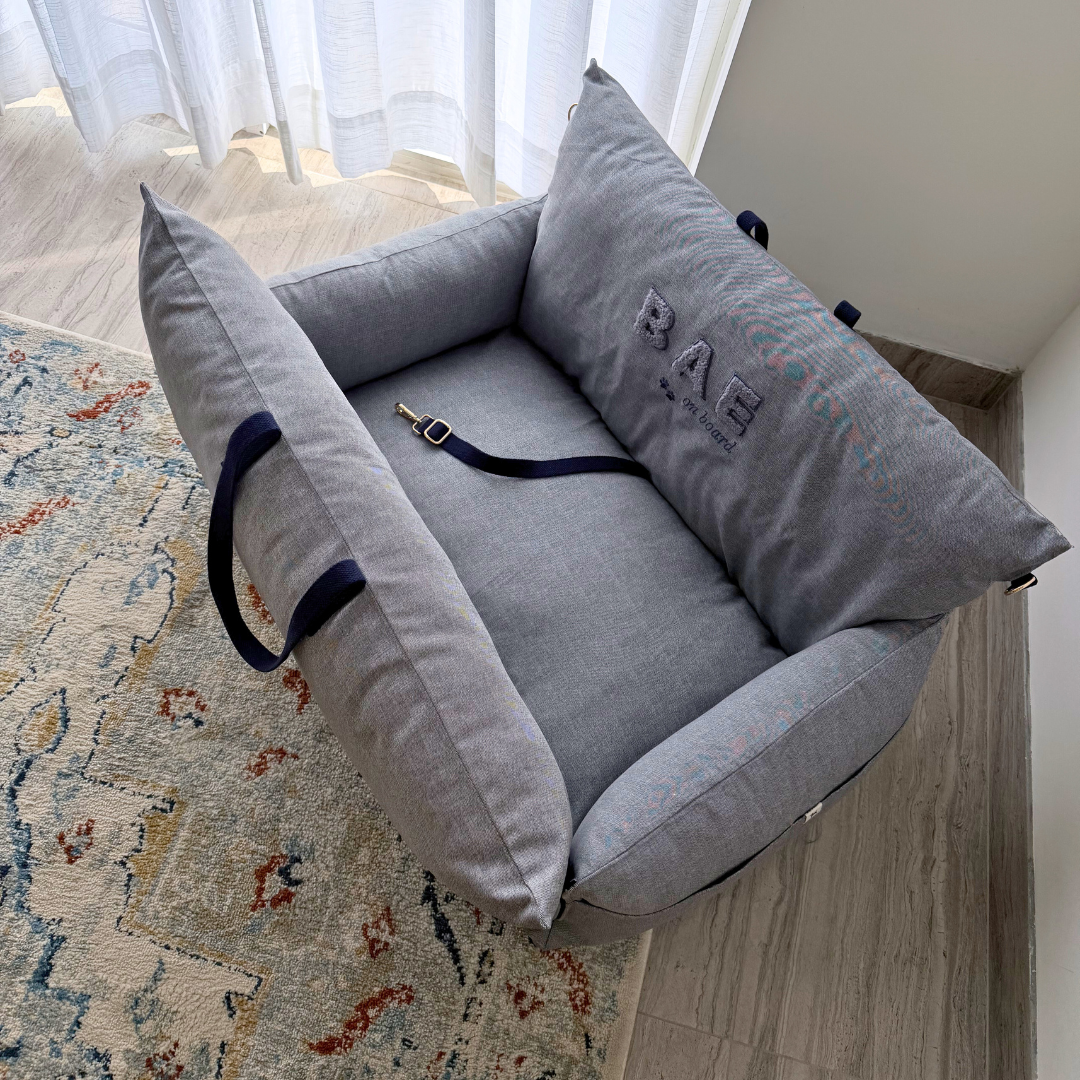 PoochMate Travel bed | Car seats for small dogs | Dog Car Seats | Dog car beds India| car seats for large dogs 