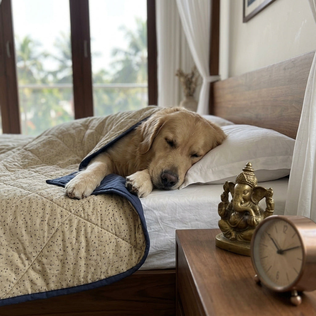 Cotton Dog Blankets | Pet Blanket | Senior dog blankets | Puppy soft blankets online India