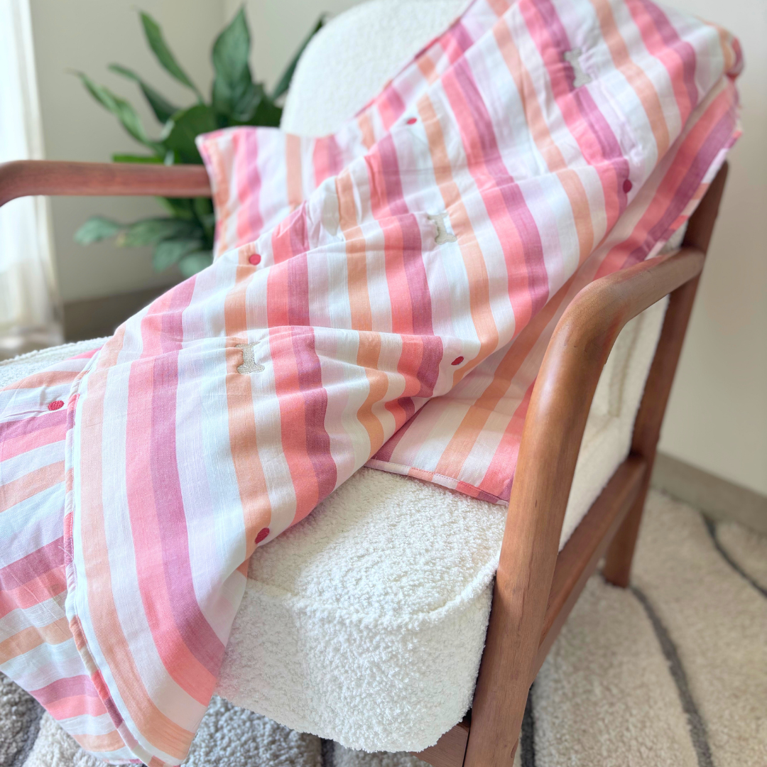 Cotton dog Blanket | Linen dog blanket | Luxury dog blankets online India | Soft puppy blankets