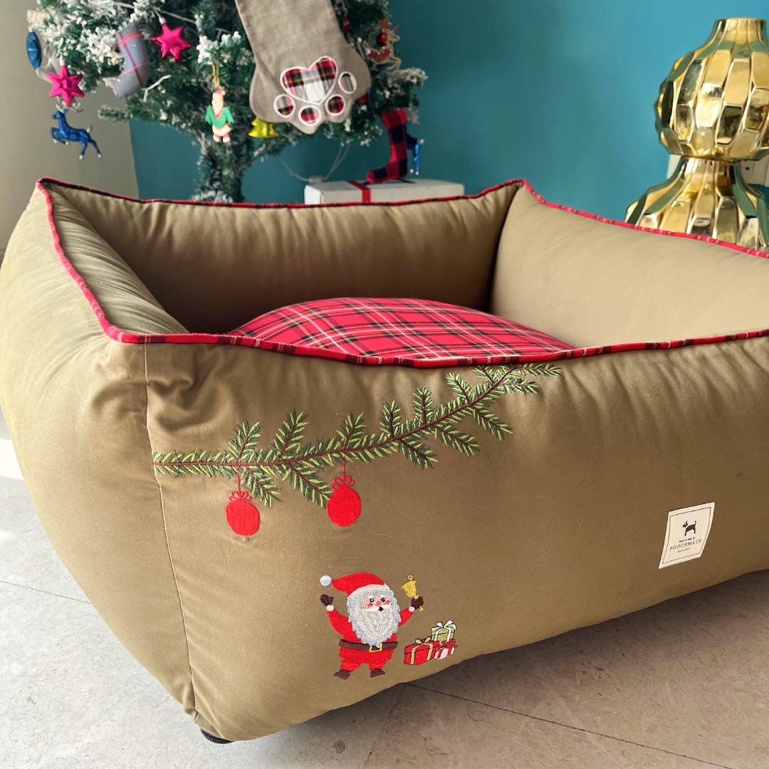 Washable dog beds | Christmas theme dog gifts