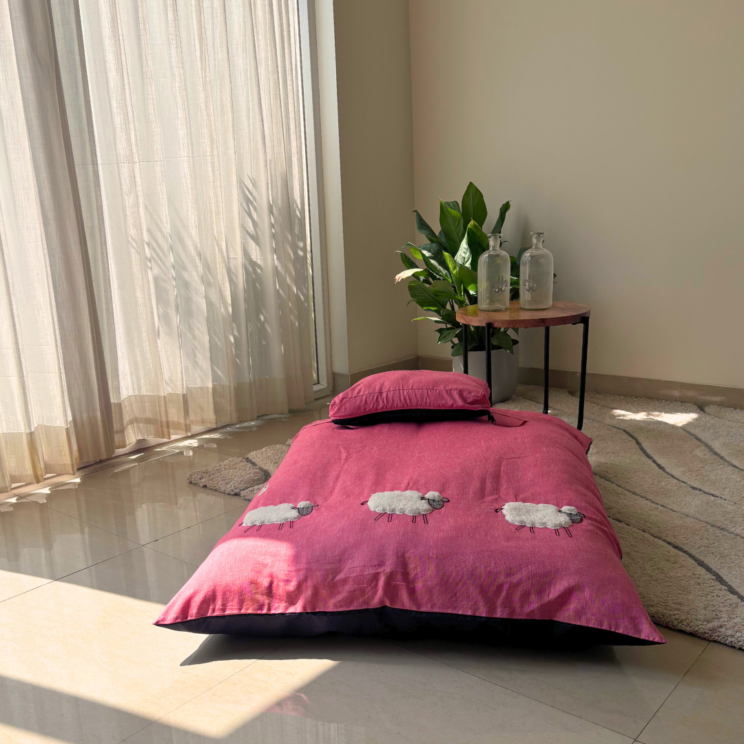 Flat Dog Beds | Luxury Dog Beds online India | PoochMate Bed