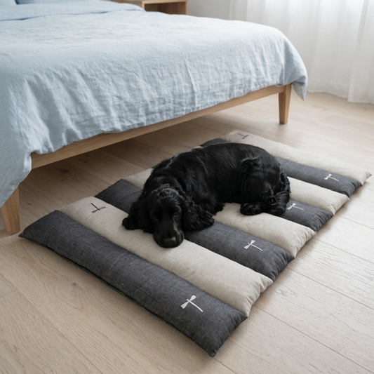 PoochMate Mats | Cotton Dog Mats | Dog Mat for sleeping | Dog Crate Mats | Washable cotton pet mats online India