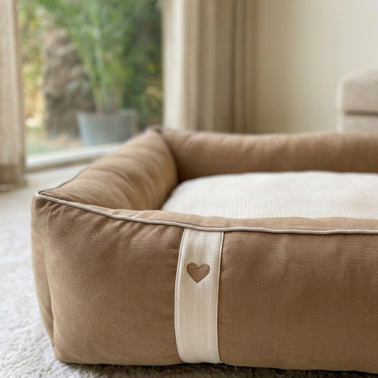PoochMate Bed and blanket sets| Best dog beds India online | Dog beds with removable covers | Large dog beds