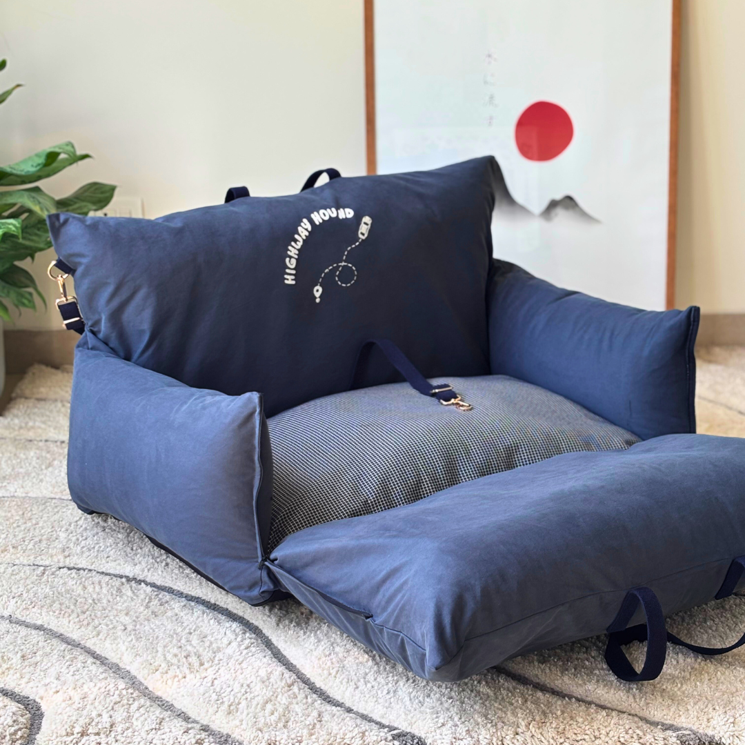 Dog Car seat covers | PoochMate Travel bed | Dog Car Seats India