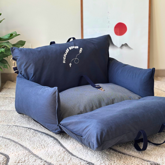 Dog Car seat covers | PoochMate Travel bed | Dog Car Seats India