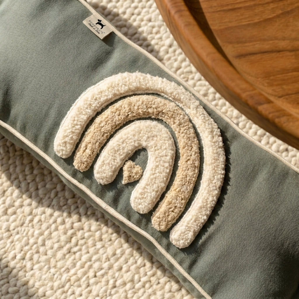 Dog Pillows | Dog pillow with removable cover | PoochMate OAK collection 
