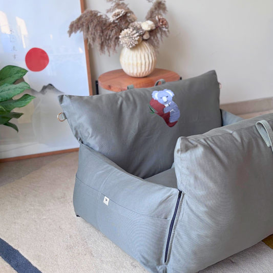 PoochMate Travel Dog Bed | Dog Car Seats online India | Travel beds for large dogs | Large dog car Seats