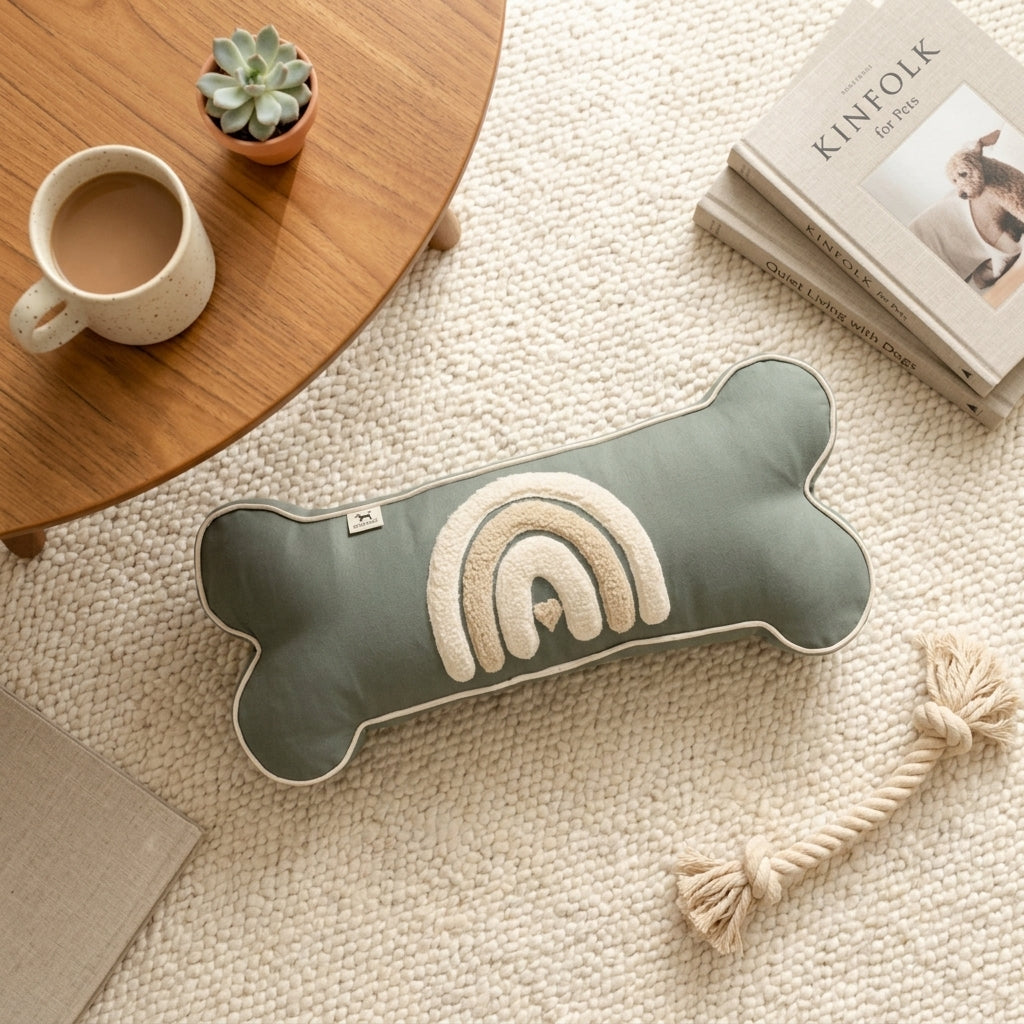 Dog Pillows | Dog pillow with removable cover | PoochMate OAK collection 