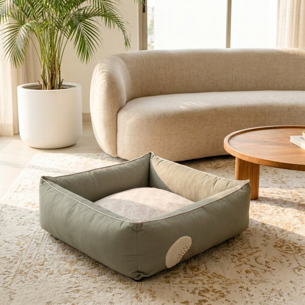 Dog Pillows | Dog pillow with removable cover | PoochMate OAK collection 