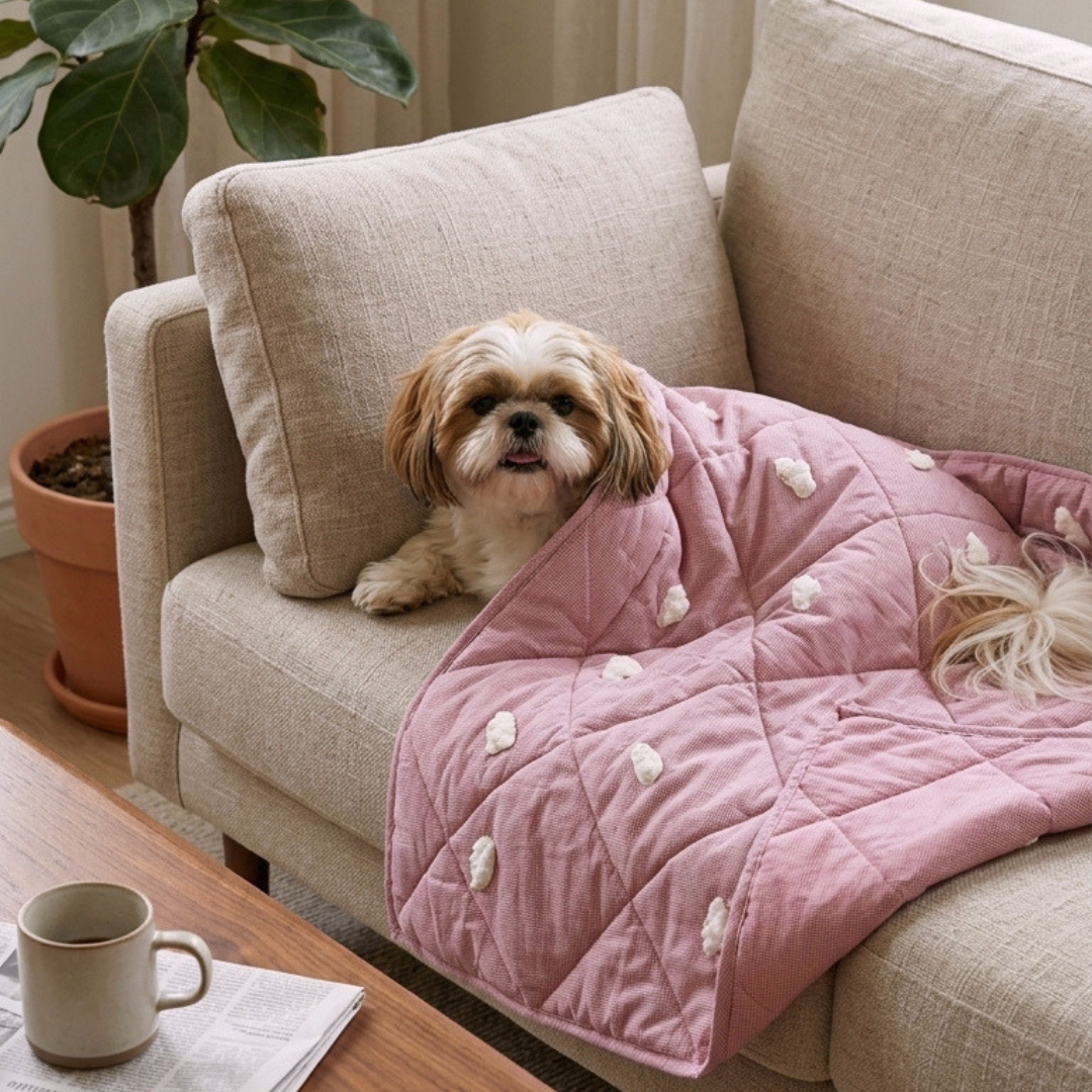 Cotton Dog blankets online India | Blankets for dogs| Best dog blankets India | Soft cotton dog blankets