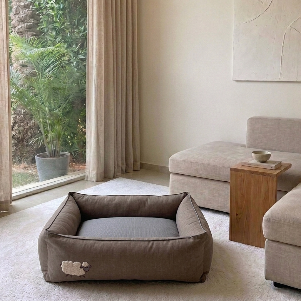 Washable dog beds online India | PoochMate Bed | Dog bed with washable covers | Best large dog beds India