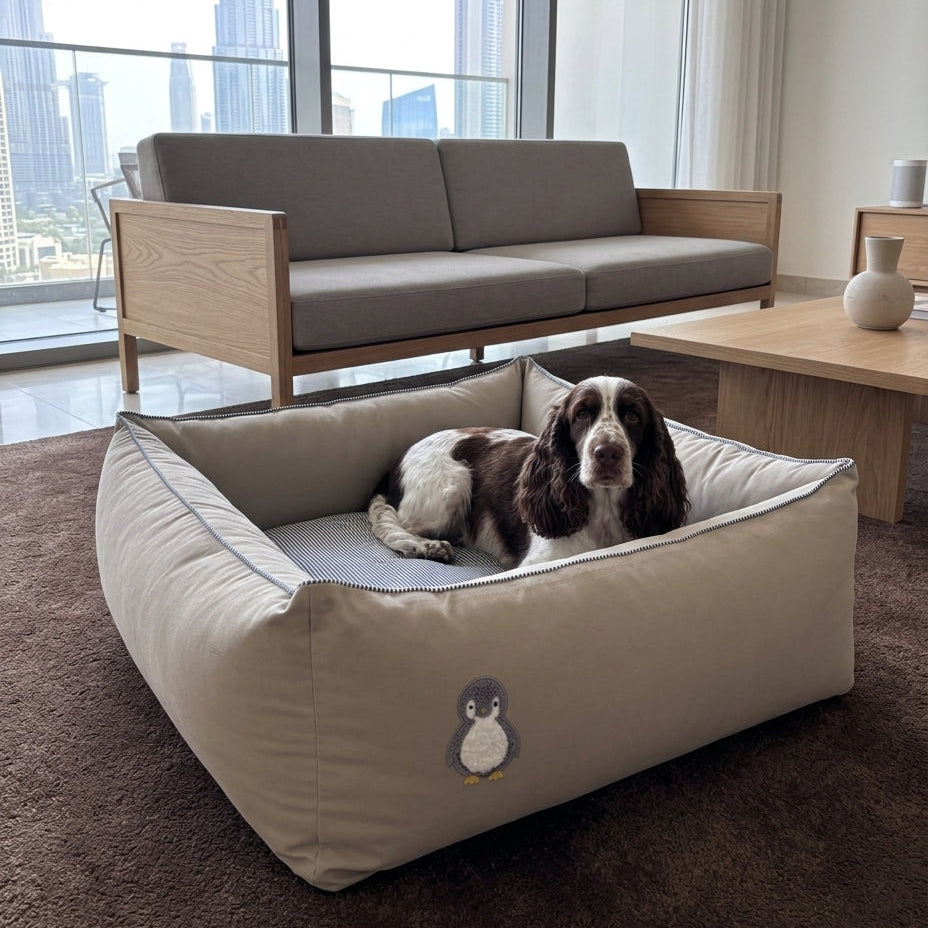 Washable cotton dog beds | Dog beds with removable covers | PoochMate Beds